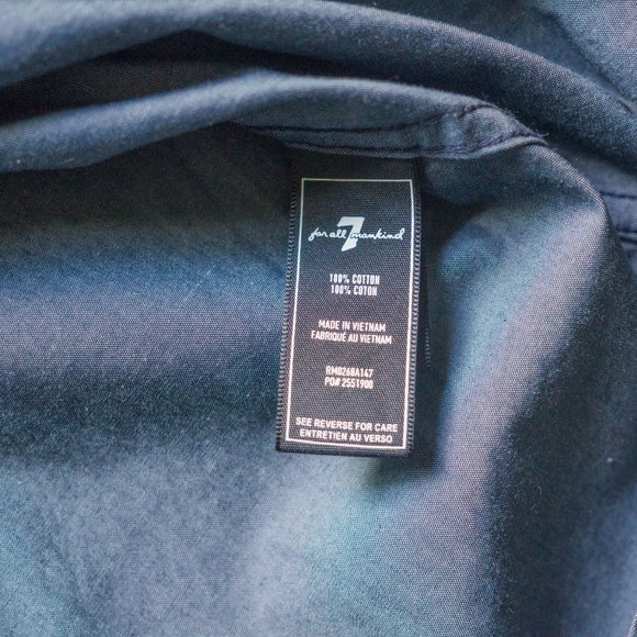 7 For All Mankind Chambray Shirt - Picture 6 of 7